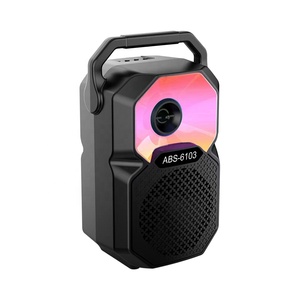 ลำโพงคาราโอเกะแบบพกพาสำหรับตั้งแคมป์กลางแจ้ง รุ่นใหม่ปี 2026 ขนาด 6.5 นิ้ว พร้อมไฟ LED RGB สำหรับคอมพิวเตอร์ เชื่อมต่อไร้สาย - Product Image 2