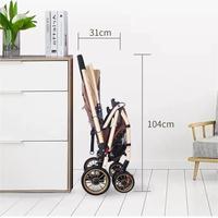 Poussette pour bébé bidirectionnelle JXB Vente en gros d'usine Poussette compacte pliante réversible de haute qualité pouvant s'asseoir et s'allonger