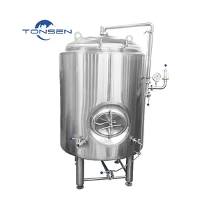 Tonsen 1BBL 2BBL 3BBL 5BBL 6BBL 7BBL 8BBL 10BBL Réservoir de stockage de bière Réservoirs de bière Brite Réservoir de bière lumineux