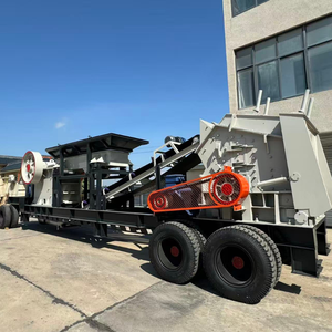 Kombinierter mobiler Steinbrecher mit Backenbrecher und Prallbrecher für den Bergbau von Erzen - Product Image 2