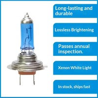 Ampoules halogènes Maidsail Super White 50W H7 12V 5000K Xenon bleu foncé Canbus pour phares de voiture, fabriquées en verre de quartz