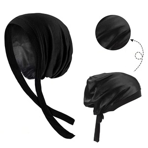 <span class=keywords><strong>Bonnet</strong></span> <span class=keywords><strong>de</strong></span> <span class=keywords><strong>nuit</strong></span> en satin à lacets pour femmes et filles, <span class=keywords><strong>bonnet</strong></span> <span class=keywords><strong>de</strong></span> <span class=keywords><strong>nuit</strong></span> sans bord, confortable, avec bande élastique réglable pour protéger les cheveux - Product Image 2