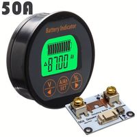 Testeur de capacité de batterie haute précision à courant continu 8 à 80V 50A 100A 350A Coulomètre pour Pb Li-Ion LiFePo NiMH Nicd Multiples