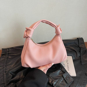 Moda Últimas Fêmeas Hot Girl Listrado Bolsa Jovem Senhora Lazer Único Ombro Tendência Bag para a Mulher - Product Image 2