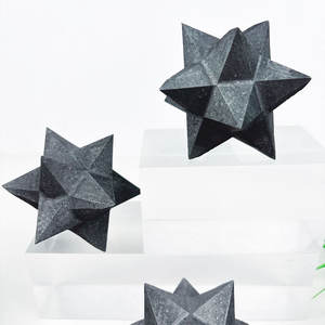Spirituelle Produkte Kristalle Heils teine Carving Shungite <span class=keywords><strong>Merkaba</strong></span> Star für Meditation - Product Image 4