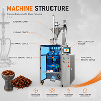 Machine d'emballage automatique de sachets de tabac pour chicha, machine d'emballage de sachets de chicha