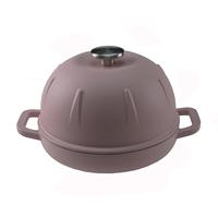 Gran pan artesanal casero, Horno Holandés, molde para hornear masa fermentada, horno de pan de hierro fundido esmaltado con tapa Cloche