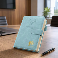 Carnet de notes professionnel personnalisé avec logo, en similicuir, reliure cousue, pour enregistrement de réunions de bureau
