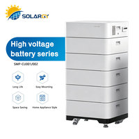 Batterie empilée haute tension Solargy HSU 30,72 kWh 40,96 kWh LiFePO4 pour système solaire hybride