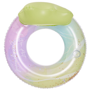 <b>Inflatable</b> Sequined Swimming Ring With Backrest For Adults Pool <b>Float</b> Lounge Seat XLH-212 - Product Image 5