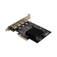 Carte d'acquisition industrielle interne PCI Express X4 ASM3142 à quatre ports USB 3.1-A 10 Gbit/s en stock
