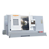 Mesin Bubut CNC Vertikal Otomatis Handemo TCK63-1500 Tugas Berat 3-Axis untuk Kontrol Pemesinan Logam Industri