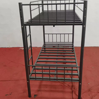 Lit superposé moderne en acier, cadre de lit double réglable en métal pour hôtel et appartement, mobilier de chambre à coucher