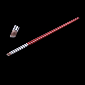 Pinceau de mélange pour nail art dégradé ciel étoilé, stylo de peinture en nylon biseauté avec virole sertie pour la création de motifs en gel UV - Product Image 6