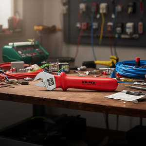 Llave ajustable Knipex de 250 mm aislada para uso eléctrico - Product Image 3