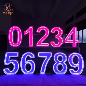 Nuovo arrivo metallo impermeabile 3ft 4ft 5ft LED gigante lettere tendone per le fasi di nozze decorazione esterna - Product Image 5