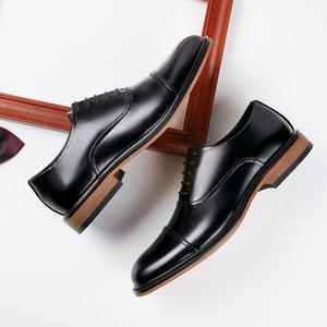 Zapatos de Vestir Formales de Estilo Italiano de Lujo para Hombre, Zapatos Oxford de Cuero con Cordones, Hechos a Mano, Personalizados para Negocios y Bodas - Product Image 1