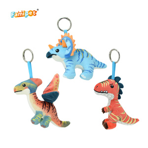 Famipet Fabricante Mayorista de Peluches Personalizados con Diseño de Dinosaurio, Llavero Colgante para Mochila, Juguete - Product Image 1