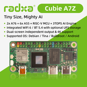 Cubie A7Z Allwinner Octa Core SBC รองรับการแสดงผลสองหน้าจอ พร้อมโคโปรเซสเซอร์ RISC-V คอมพิวเตอร์บอร์ดเดี่ยวแบบฝังตัว Radxa - Product Image 3