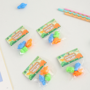 Borrador de dibujos animados en 3D de Dinosaur Valley, juego para compartir, borradores de papelería, lindas formas de dinosaurio, borradores de estudiantes escolares - Product Image 3