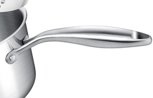 Ustensiles de cuisine portables en acier inoxydable 201/304, poignée en acier inoxydable avec <span class=keywords><strong>couvercle</strong></span> en verre, casserole en acier inoxydable - Product Image 5