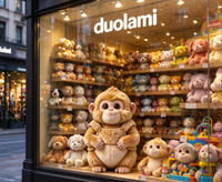 Jouet en peluche singe mignon et doux pour enfants, cadeau personnalisé OEM ODM, jouet en peluche singe