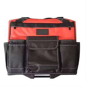 2023 Custom Tote <b>Tool</b> Organizer <b>Trolley</b> with Durable Rolling Storage Bag New-Style Big Capacity Polyester for <b>Tools</b> OEM Support - Product Image 5