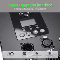 KUNGFUPAO SF-K2 10W 3,5 mètres Télécommande électrique instantanée pour machine avec 2 canaux DMX 90-240V de Spark Fabrica