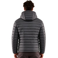 Doudoune personnalisée légère pour homme, chaude, à capuche, en duvet de canard, avec fermeture éclair, pour l'hiver