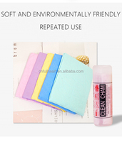 Serviette de lavage de voiture en PVA synthétique épaissi, type chamois magique, vente en gros