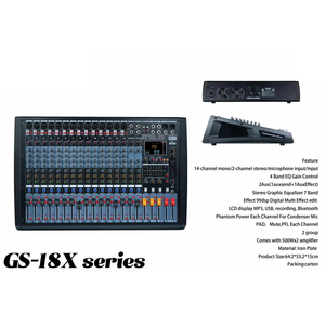 CLAVAX 프로페셔널 10 채널 파워 오디오 믹서 콘솔 CLMC-GS10-X 모델 99 DSP 효과 7 밴드 이퀄라이저 그룹화 사운드 보드 - Product Image 5