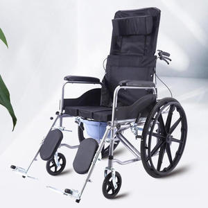 Silla de Ruedas Hidráulica Plegable Completamente Reclinable, Manual, con Certificación CE, Ángulo de Respaldo de 90-180 Grados, Precio Bajo - Product Image 6