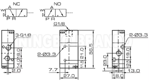 3A110-06 1/8 ''<span class=keywords><strong>3</strong></span> Port <span class=keywords><strong>2</strong></span> pozisyon normalde yakın normalde açık pnömatik hava <span class=keywords><strong>Pilot</strong></span> vana 3A110-06-NC 3A110-06-NO - Product Image 5
