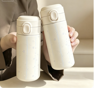 304 Edelstahl Vakuum-Thermobecher Schicker Minimalistischer Studenten- und Büro-Erbsenförmiger Becher 6-12 Std. Wärmehaltung - Product Image 4