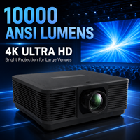 Projecteur laser 3LCD bicolore SMX 10000 lumens, résolution 4K pour la projection dans les grands espaces