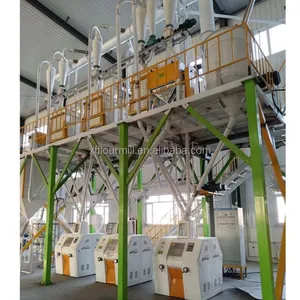 East Africa 30-50TPD maize milling production line maize flour mill posho flour in Tanzania Uganda