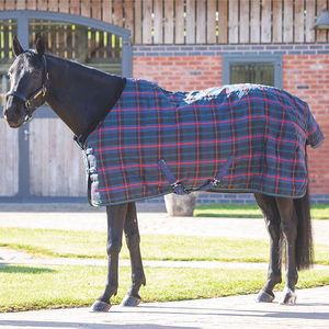 Tapis de cheval durable pour une utilisation stable en hiver avec un rembourrage en coton et une doublure en polaire pour une chaleur et un soin maximum - Product Image 2