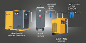 USD価格 コンプレッサー 45kw 60馬力 5.6-7.33m3/min エアフロー 高性能 198--258CFM ACスクリューコンプレッサー AirHorseブランド - Product Image 6