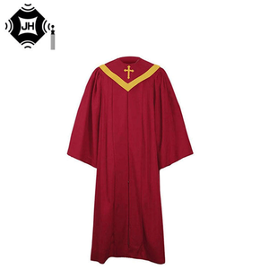 Estola de coro de iglesia al por mayor con cruces bordadas para túnica de clero <span class=keywords><strong>Pastor</strong></span> - Product Image 2
