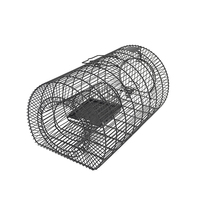 Cage de piège à rats en fil métallique Cage de piège d'élevage de souris animale pour souris