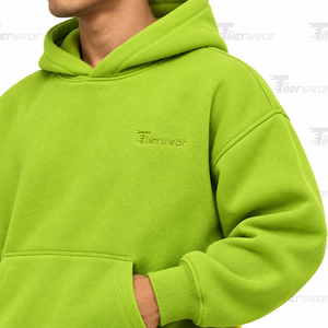 Sudadera con capucha extragrande para hombre, de forro polar lavado a la piedra, estilo urbano de manga larga, corte holgado y extragrande para un look retro - Product Image 5