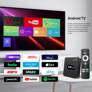 2025 Om Max 4K Thông Minh TV Box Kép Wi-Fi 5G Bằng Giọng Nói Tốt Nhất Chi phí-hiệu Quả Bt 4K Phương Tiện Truyền Thông Máy Nghe Nhạc Quad Core OEM Có Sẵn - Product Image 6