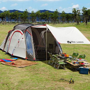 Mobi Garden CHASING DREAM Carpa para acampar al aire libre Una habitación Gran espacio Campamento Grueso Lluvia y protección solar Tienda de campaña - Product Image 1