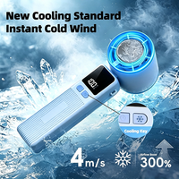 Ventilateur de refroidissement portable AntarcChill, plaque de refroidissement semi-conductrice, 3000 mAh, rechargeable, mini, à suspendre au cou, pliable, turbo de bureau
