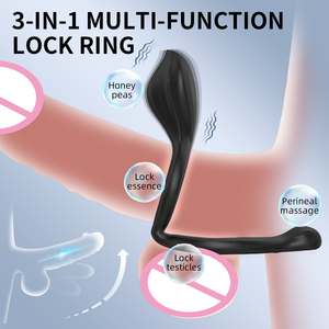 App Controle Sperma Vergrendeling Ring Oefening Training Herbruikbare Vibrerende Langdurige Telling Mannelijke Penis Cock Ringen Voor Mannen Volwassenen - Product Image 2