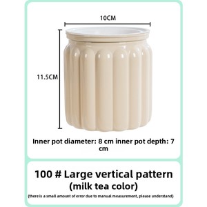 P437 Pot de fleurs hydroponique créatif en plastique transparent pour plantes vertes, idéal pour la maison et <span class=keywords><strong>le</strong></span> jardin, auto-arrosant pour personne pressée - Product Image 6