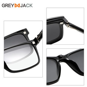 Gafas de Sol Magnéticas Greyjack, Armazón TR90, Lentes Polarizadas, Visión Nocturna, Unisex, Armazón Completo - Product Image 3