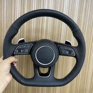 Volant en cuir style RS pour <span class=keywords><strong>Audi</strong></span> R8 TTRS C6 C7 C8 A3 A4 A6 A8 S4 S5 S7 SQ5 RS3 RS5 RS7, <span class=keywords><strong>prix</strong></span> usine, Plug and Play - Product Image 1