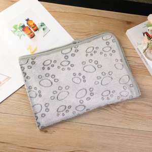 ผ้าห่มสุนัขทำจากโพลีเอสเตอร์ขนแกะหนานุ่มพร้อมลวดลายสัตว์เป็น100% ๆเตียงถักให้ความอบอุ่นซักได้สำหรับลูกสุนัขแมวใช้ในบ้าน - Product Image 6