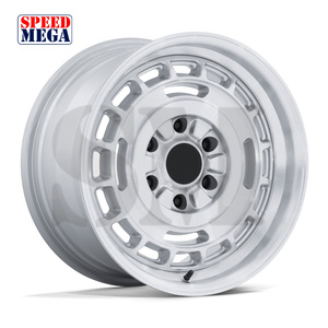 Jantes forgées sur mesure monobloc 17 18 19 20 22 26 pouces, finition argent brillant, jantes de voiture 6x139.7 6x130 pour Bronco, Chevy Silverado - Product Image 1